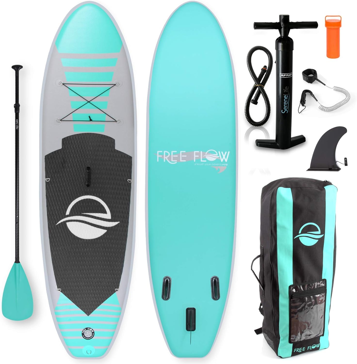 SereneLife premium stand up paddle board