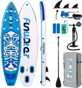 FunWater Paddle Board Dark Blue & White