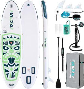 FunWater Paddle Board White / Green