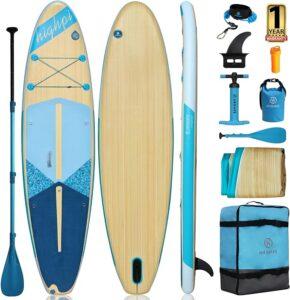 Highpi Paddle Board Blue Wood