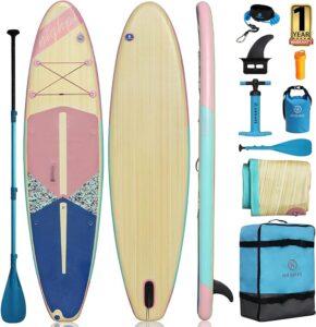 highpi paddle board pink wood