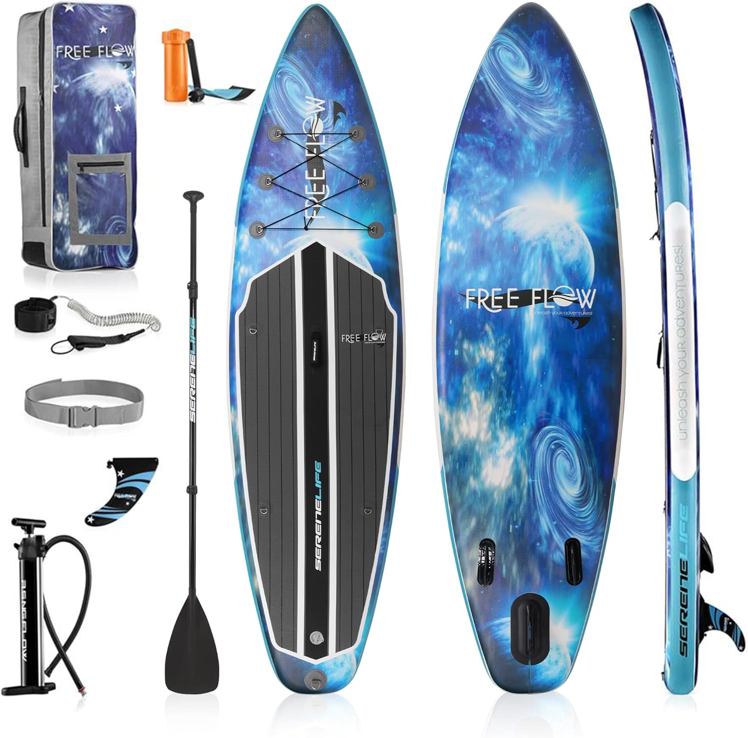 Serene Life Paddle Board Ocean Blue