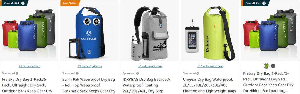 best waterproof dry bags