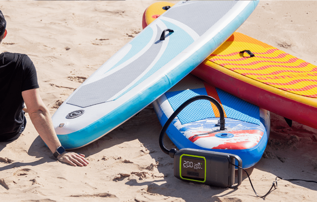 inflatable paddle board electric pump