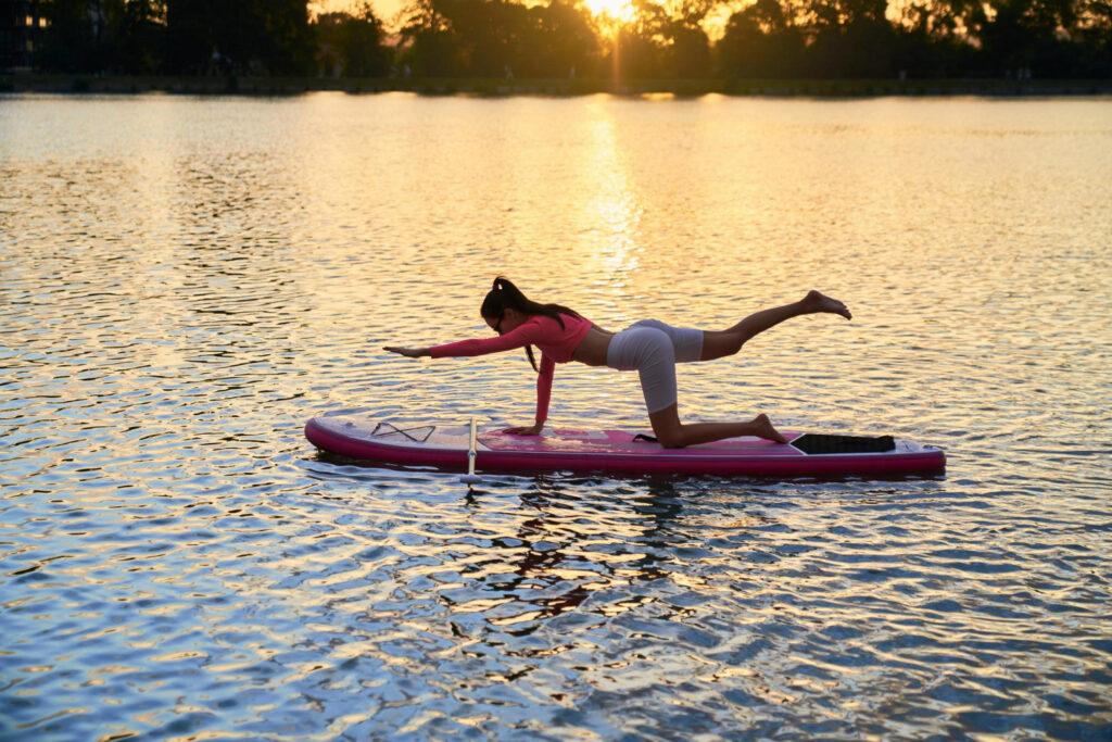 paddle board yoga tips