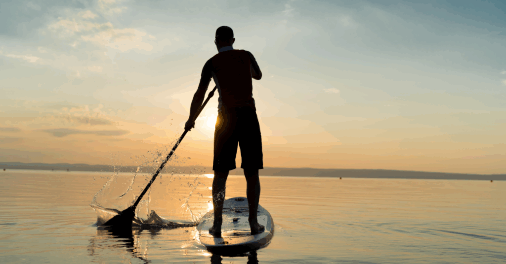 paddle boarding in Los Angeles